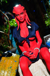 Asari, poupée sexuelle rouge au look extraterrestre