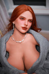 Calysa - Sex Doll Torso rousse à forte poitrine
