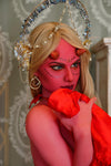Demonia - Sex doll démoniaque rouge de 163 cm