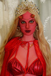 Demonia - Sex doll démoniaque rouge de 163 cm