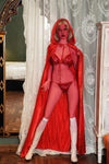 Demonia - Sex doll démoniaque rouge de 163 cm