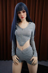 Ezra - Sex doll skinny aux cheveux bleus
