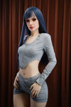 Ezra - Sex doll skinny aux cheveux bleus