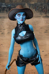 Nebyra - Sex doll alien bleue de 170 cm