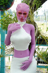 Omynia - Sex doll extraterrestre à la peau violette de 170 cm