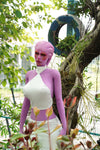 Omynia - Sex doll extraterrestre à la peau violette de 170 cm