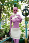 Omynia - Sex doll extraterrestre à la peau violette de 170 cm