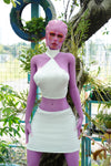 Omynia - Sex doll extraterrestre à la peau violette de 170 cm