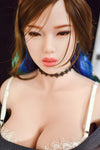 Stacy - Sex doll asiatique jeune et rebelle avec mèche de couleur bleu