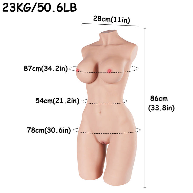 Torso Sexuel Haut de Gamme – 23 kg