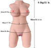 Torso Féminin Réaliste avec Gros Seins et Taille Fine – 9,5 kg