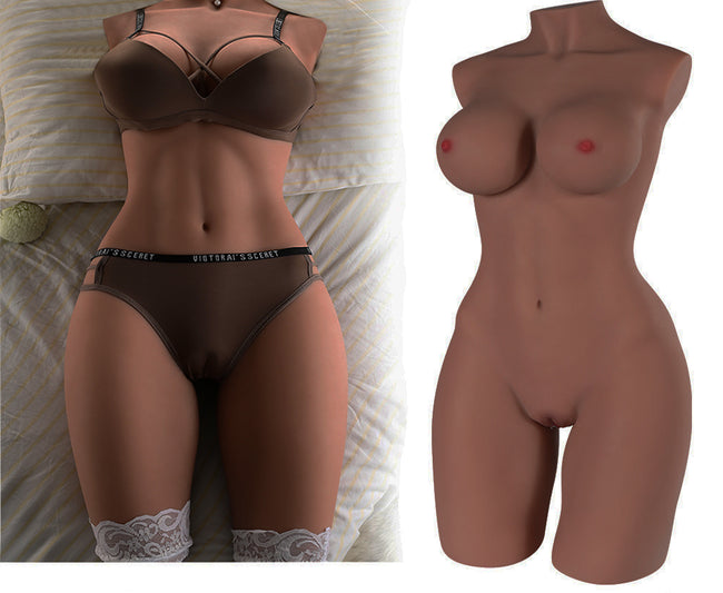 Torso Sexuel Haut de Gamme Bronzé – 23 kg