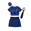 Tenue d’hôtesse de l’air bleue pour sex doll