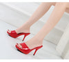 Mules à talons de 9 cm pour sex doll