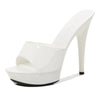 Mules à talons de 9 cm pour sex doll