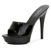 Mules à talons de 9 cm pour sex doll