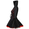 Tenue de diablesse rouge pour sex doll