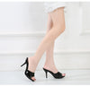 Mules à talons de 9 cm pour sex doll
