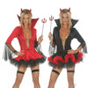 Tenue de diablesse rouge pour sex doll
