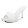 Mules à talons de 9 cm pour sex doll