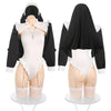 Tenue de nonne pour sex doll