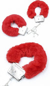 Menottes en velours rose pour sex doll