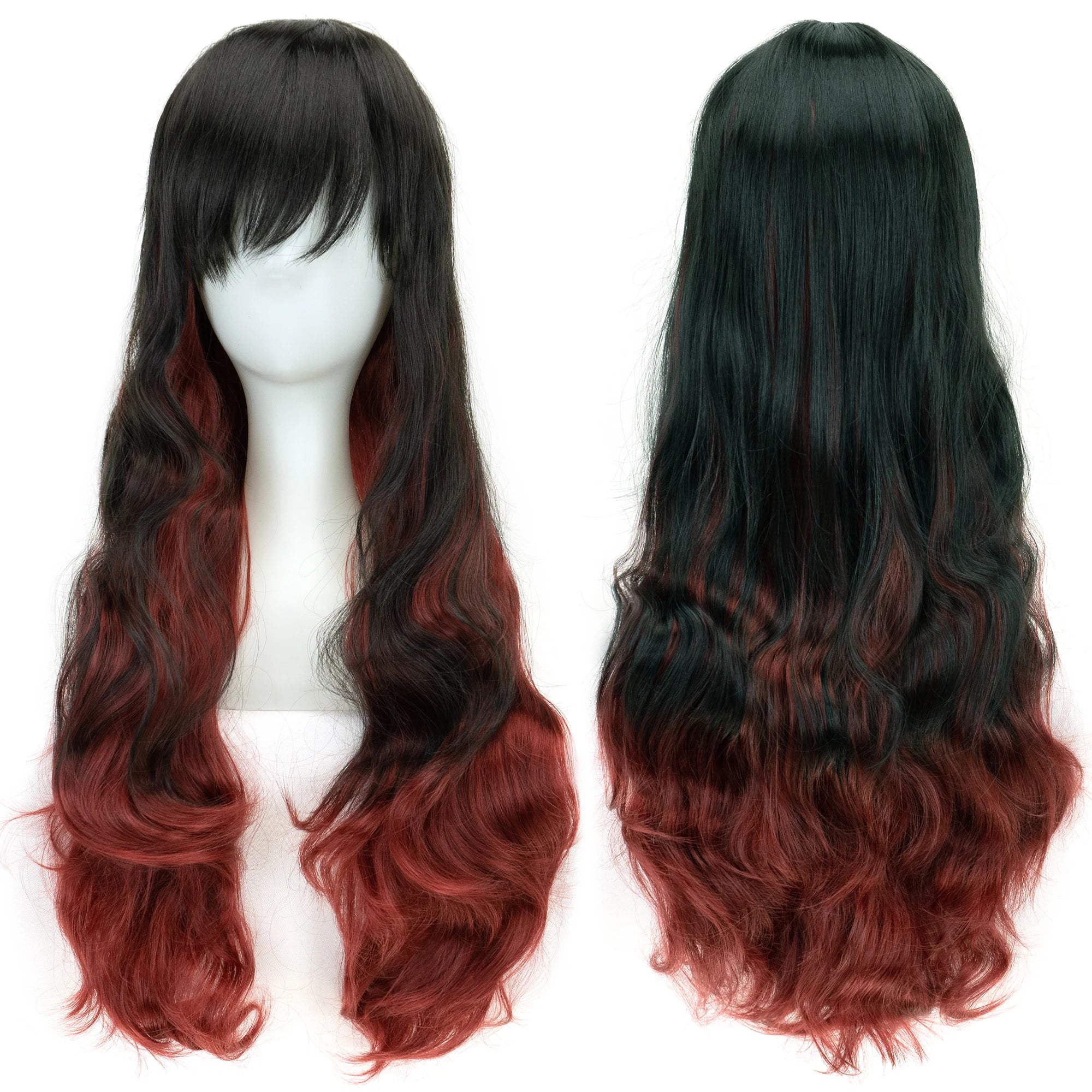 Perruque couleur fantaisie ondulée