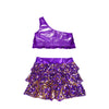 Tenue de danseuse sexy violette pour sex doll