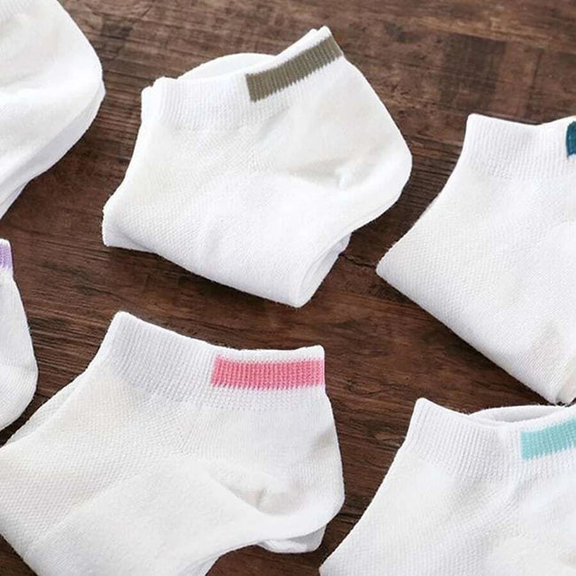 Chausettes basses blanches