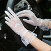 Gants blancs en dentelle pour sex doll