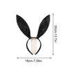 Serre-tête oreilles de lapin noir pour sex doll