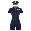 Tenue de policière pour sex doll bleu marine