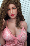 Annalisa - Sex doll aux cheveux bouclés et yeux verts