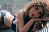 Annalisa - Sex doll aux cheveux bouclés et yeux verts