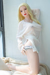 April - Poupée sexuelle blonde irrésistible en TPE