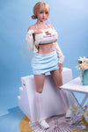 Auria - Sex doll blonde à l’innocence troublante de 156 cm