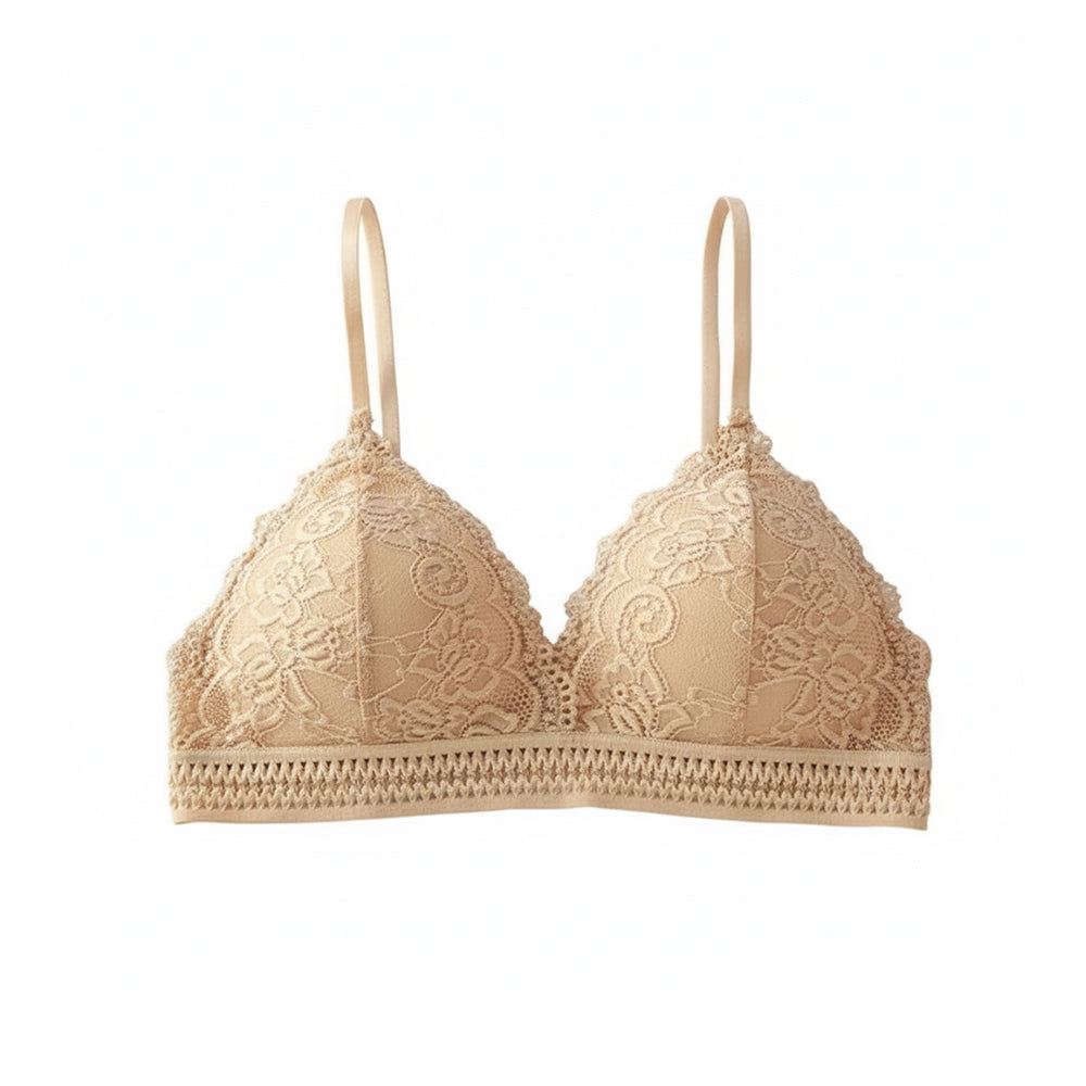 Brassière beige en dentelle pour sex doll