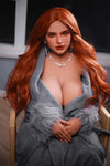 Calysa - Sex Doll Torso rousse à forte poitrine