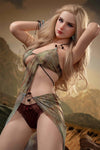 Celandine - Sex doll british blonde en safari chic
