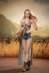 Celandine - Sex doll british blonde en safari chic