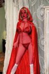 Demonia - Sex doll démoniaque rouge de 163 cm