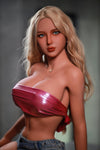 Elina - Sex doll blonde aux yeux bleus de 162 cm