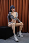 Ezra - Sex doll skinny aux cheveux bleus
