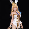 Fiorella - Sex doll blonde au style bunny girl de carnaval