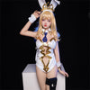 Fiorella - Sex doll blonde au style bunny girl de carnaval