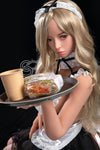 Hitomi - Sex doll servante asiatique blonde élégante