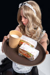 Hitomi - Sex doll servante asiatique blonde élégante