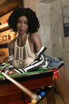 Imani - Sex doll noire afro au charme envoûtant