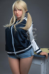Kaya - Sex doll asiatique blonde aux formes généreuses