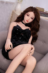 Kiyomi - Sex doll asiatique glamour en robe noire